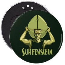 Halloween surfant Frankenstein Pin's Avec Agrafe