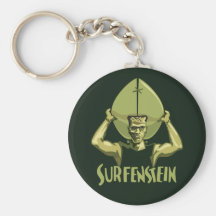 Halloween surfant Frankenstein Porte-clef