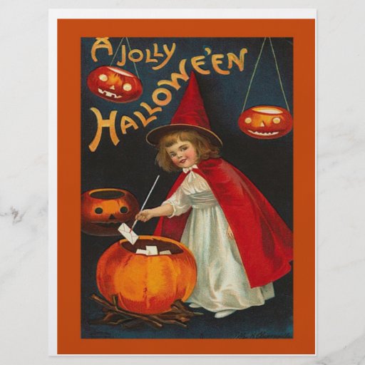 Halloween vintage tract personnalisé
