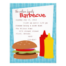Hamburger délicieux invitations