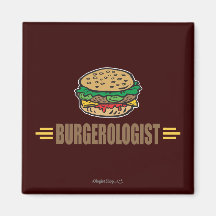 Hamburger drôle aimant