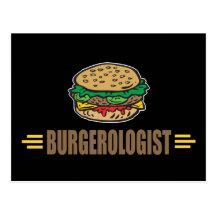 Hamburger drôle cartes postales