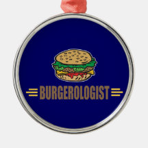 Hamburger drôle ornement de noël