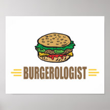 Hamburger drôle posters