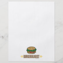 Hamburger drôle prospectus avec motif