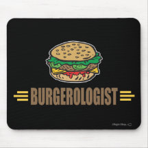 Hamburger drôle tapis de souris