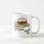 HAMBURGER et FRITURES TASSE, TASSE de VOYAGE, STEI
