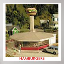 HAMBURGERS POSTER