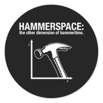 hammerspace : l'autre dimension de hammertime. autocollants