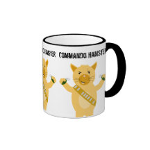 Hamster de commando mugs