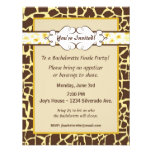 Hanche et poster de animal chic : Jaune Faire-parts