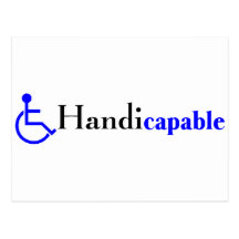Handicapable (fauteuil roulant) cartes postales