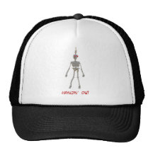hangin de squelette juste casquette de camionneur