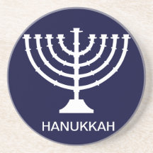 Hanoukka heureux dessous de verres