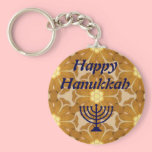 Hanoukka heureux Keychain porte-clés