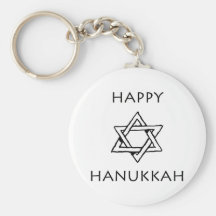 Hanoukka heureux porte-clefs