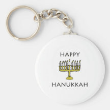 Hanoukka heureux porte-clés