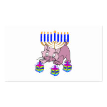 Hanoukka Kitty Cartes De Visite Professionnelles