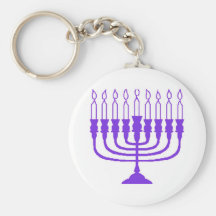 Hanoukka Menorah Porte-clef