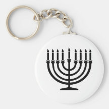 Hanoukka Menorah Porte-clef