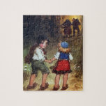 Hansel et Gretel se dirigent dans les bois Puzzle