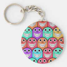 HappyFaces3 Porte-clefs
