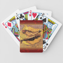 Harengs bouffis (poissons) par Vincent van Gogh Jeu De Cartes