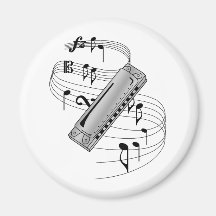 Harmonica Aimant Pour Réfrigérateur