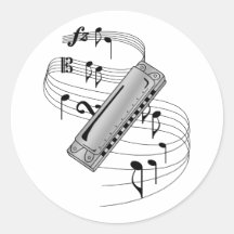 Harmonica Autocollants