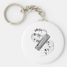Harmonica Porte-clefs