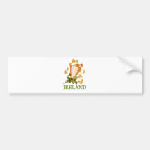 HARPE IRLANDAISE ADHÉSIF POUR VOITURE