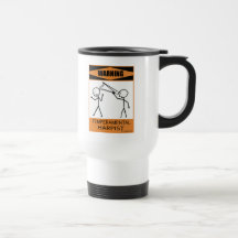 Harpiste capricieux d'avertissement tasses à café
