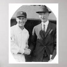 Harris et base-ball 1924 de Mack Posters