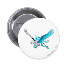 Harry et Hermione sur un Hippogriff Pin's Avec Agrafe