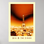 Hausse du doigt poster