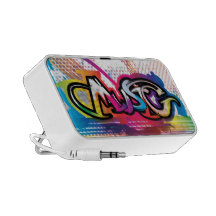 Haut-parleur de Portable de graffiti de musique