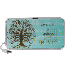 Haut-parleur d'iPod d'anniversaire d'arbre de remo