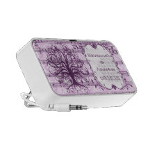 Haut-parleur d'iPod d'anniversaire d'arbre de remo
