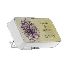 Haut-parleur d'iPod d'anniversaire d'arbre de remo