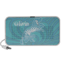 Haut-parleur d'iPod de cheval de remous de licorne