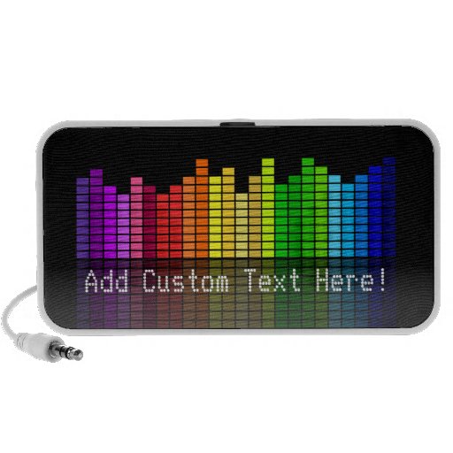 Haut-parleur mp3 personnalisé par musique colorée 