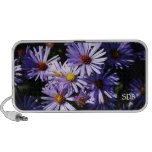 Haut-parleur pourpre du griffonnage MP3 d'asters