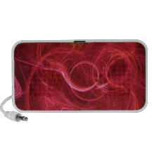 Haut-parleur rouge frais