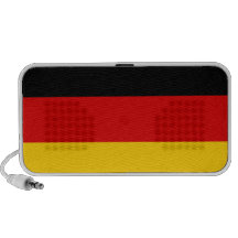 Haut-parleurs de drapeau de l'Allemagne
