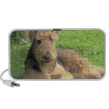 Haut-parleurs de Portable d'Airedale Terrier