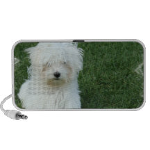 Haut-parleurs maltais de Portable de chiot