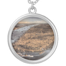 Haute au-dessus de collier de New York City en 185