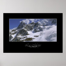 Hautes montagnes : La Meije en France Poster