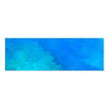 Hawaï bleue cartes de visite personnelles