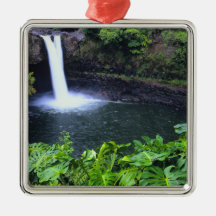 Hawaï, grande île, Hilo, automnes d'arc-en-ciel, i Décoration Pour Sapin De Noël